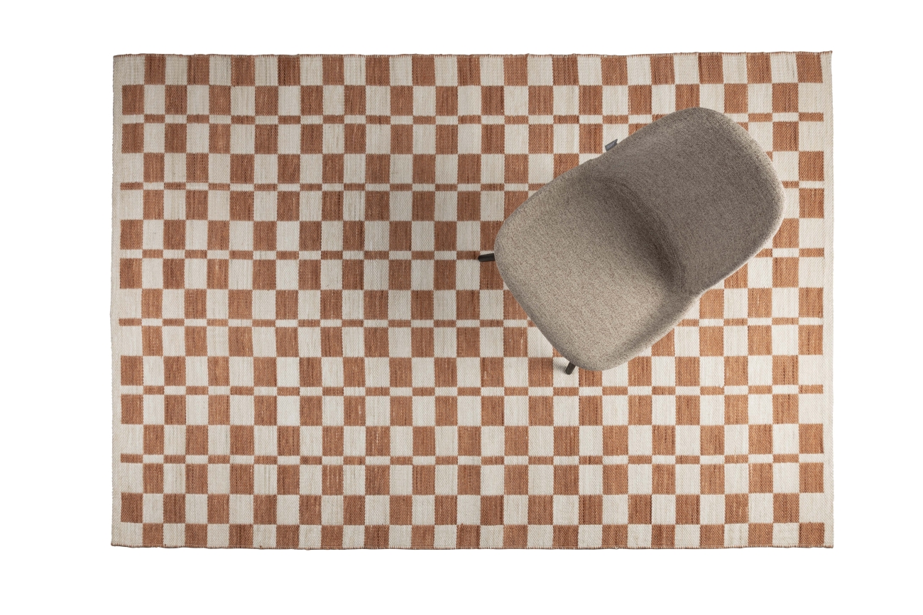 Matta 'Checker' 160x230cm - Beige