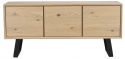 Sideboard \'Melville\' 160x75cm - Vitpigmenterad Ek