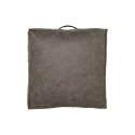 Sittpuff \'Lycke\' 50x50x15 - Mörk brun