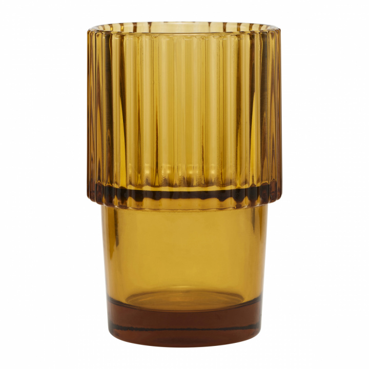 4-pack Glas 'Rills' - Amber