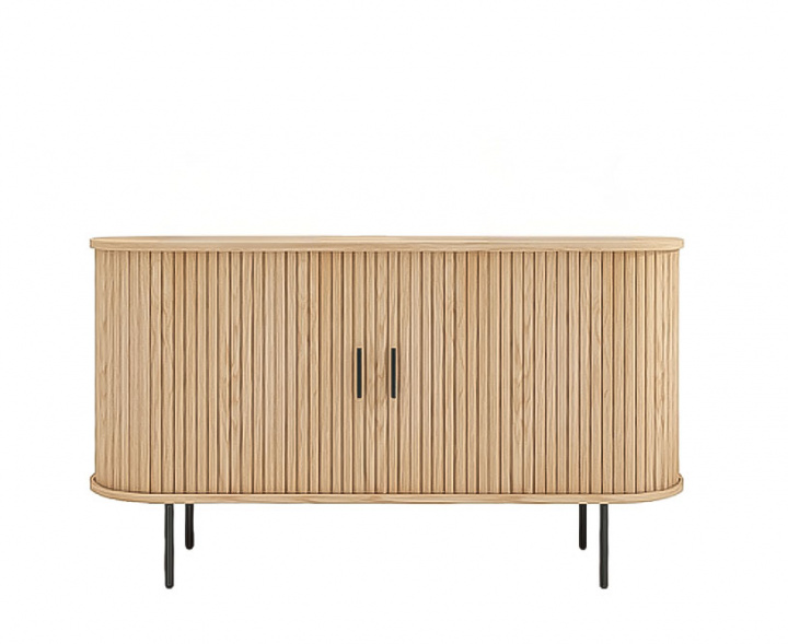 Sideboard \'Holmvik\' - Natur/Svart i gruppen Kampanj / Möbler / Hyllor & Förvaring hos Reforma (2253-natur-svart)