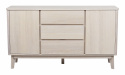 Sideboard \'Yumi\' 152x84cm - Vitpigmenterad Ek