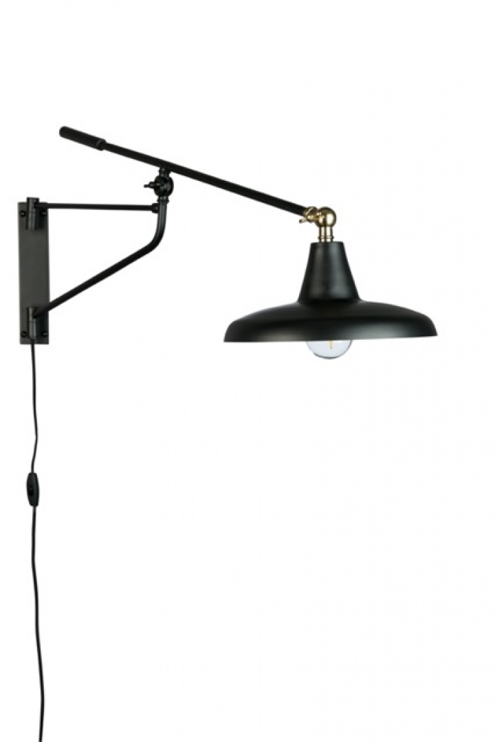 Vägglampa \'Hector\' 26x93 - Svart i gruppen Belysning / Lampor / Vägglampor hos Reforma (5400031)