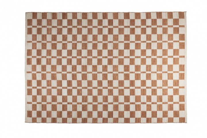 Matta \'Checker\' 160x230cm - Beige i gruppen Inredning / Mattor hos Reforma (6100126)