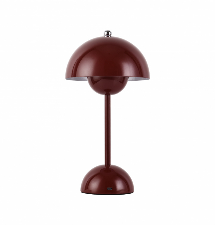 Uppladdningsbar lampa \'Nässjö\' - Röd i gruppen Belysning / Lampor / Bordslampor hos Reforma (97258-red)