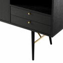 Sideboard \'Lux\' - Svart/Mässing