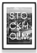 Poster Stockholm Foto 30x40cm