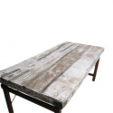 Fällbart matbord Vintage 165x75cm - Vit 