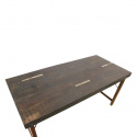 Fällbart matbord - Svart 165x75cm