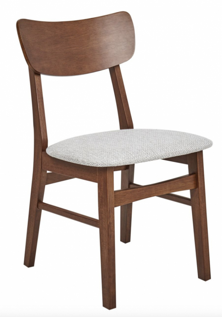 Stol \'Ingarö\' - Valnöt/Grå i gruppen Möbler / Sittmöbler / Stolar hos Reforma (WS-ND001-walnut-grey)