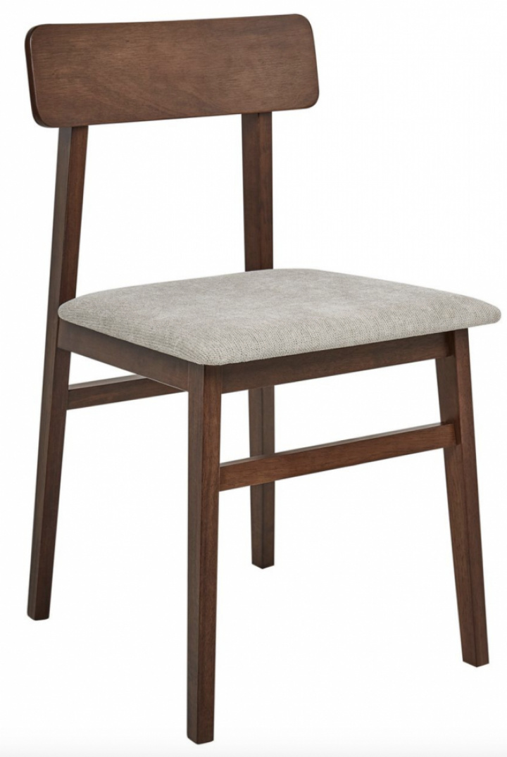 Stol \'Ålesund\' - Valnöt/Beige i gruppen Möbler / Sittmöbler / Stolar hos Reforma (WS-ND004-walnut-beige)