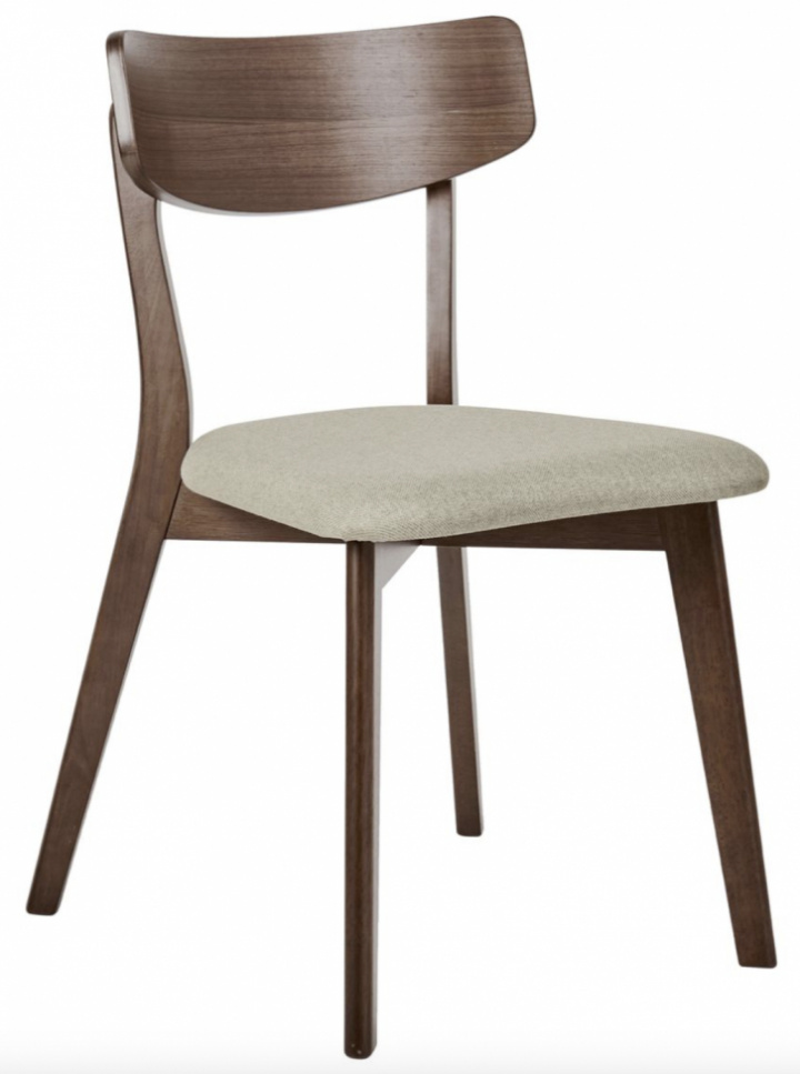 Stol \'Narvik\' - Valnöt/Beige i gruppen Möbler / Sittmöbler / Stolar hos Reforma (WS-ND008-walnut-beige)