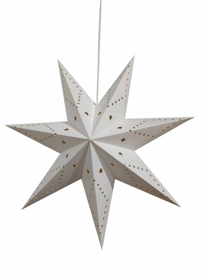 Adventstjärna \'Vintergatan\' - Vit i gruppen Belysning / Lampor / Julbelysning hos Reforma (advent-star-white)