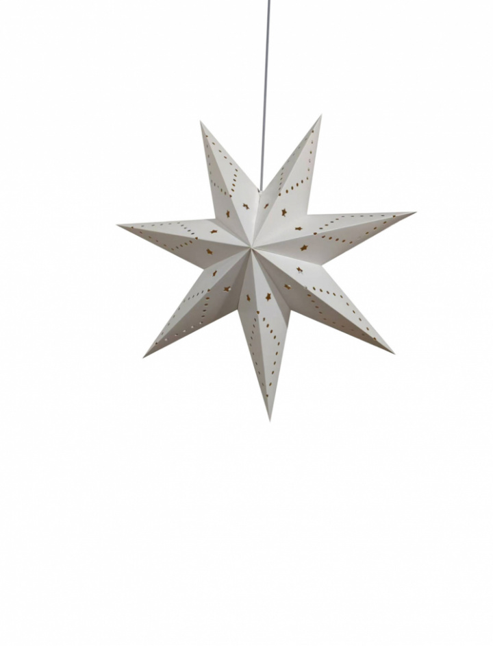 Adventsstjärna \'Skimra\' 45cm - Vit i gruppen Belysning / Lampor / Julbelysning hos Reforma (advent-star-white)